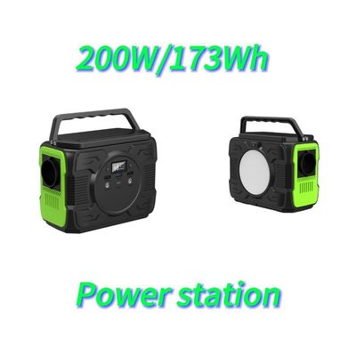 Output AC gelombang yang dimodifikasi 200W Energy Storage Emergency Power Station untuk outdoor mobile