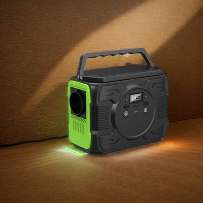 Kecepatan 200W Solar Home Emergency Generator dengan Baterai Lithium Ternary Kapasitas 173wh