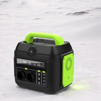 Stasiun listrik penyimpanan energi portabel untuk berkemah di luar ruangan 600W AC Output kustomisasi