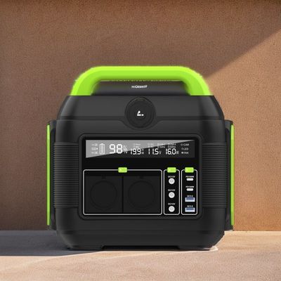 MPPT 110V/220V 600W Lithium Battery Outdoor Solar Portable Power Station untuk berkemah