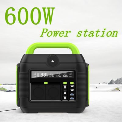 Stasiun Listrik Portable 600W 300W Baterai Lithium Ternary Solar Generator Sistem Energi