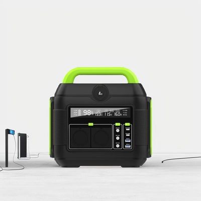 Stasiun Listrik Portable 600W 300W Baterai Lithium Ternary Solar Generator Sistem Energi