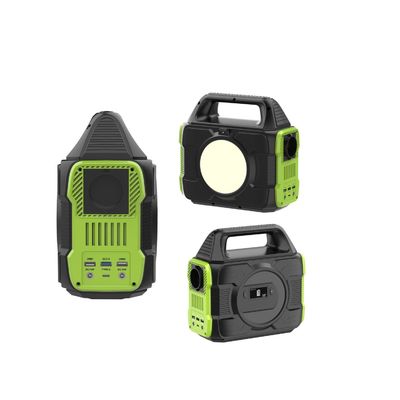 Portable Home Mini Solar System Inverter 300W dengan Soket AC Opsional dan Layar LCD