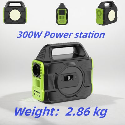 Generator penyimpanan energi surya portabel 300W untuk darurat dan permintaan khusus