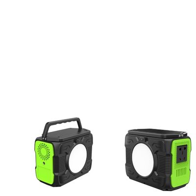 Paket Baterai Lithium Luar ruangan 300W Generator Surya Terisi ulang AC DC Tipe-C Baterai Daya Cadangan Darurat Pembangkit Listrik Surya Portable