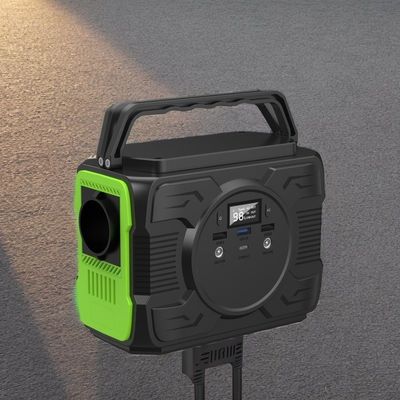 Paket Baterai Lithium Luar ruangan 300W Generator Surya Terisi ulang AC DC Tipe-C Baterai Daya Cadangan Darurat Pembangkit Listrik Surya Portable