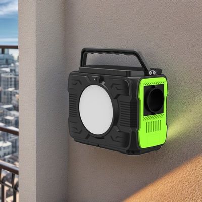 Baterai Lithium Ternary 200W Balkon Sistem Penyimpanan Energi Stasiun Listrik Seluler Portable