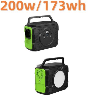 200W Camping Power Station Rechargeable Solar Generator Sistem Energi untuk Amerika Selatan