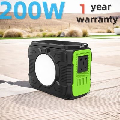 200W173wh Camping Mobile Lithium Battery Solar Generator Power Supply untuk pekerjaan jarak jauh