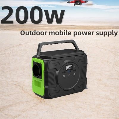 200W Solar Energy Storage Lithium Battery Balkon Power Station dengan 1