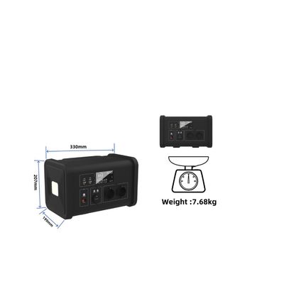 700W/537.6wh Stasiun Daya Portable untuk Camping dan Sumber Daya Ringan