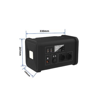 700W/537.6wh Stasiun Daya Portable untuk Camping dan Sumber Daya Ringan