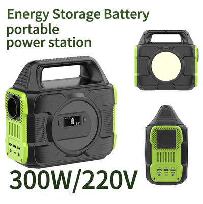 Portable Solar Power Bank 300W Mini Off Grid Sistem Energi Surya dengan Baterai Lithium