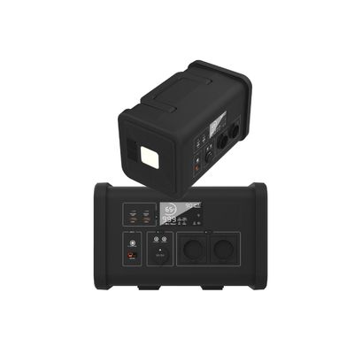 LiFePO4 Home Power Outage Pembangkit Listrik Portable dengan Daya Keluar AC 700W dan Lampu LED