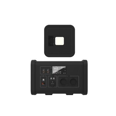 LiFePO4 Home Power Outage Pembangkit Listrik Portable dengan Daya Keluar AC 700W dan Lampu LED