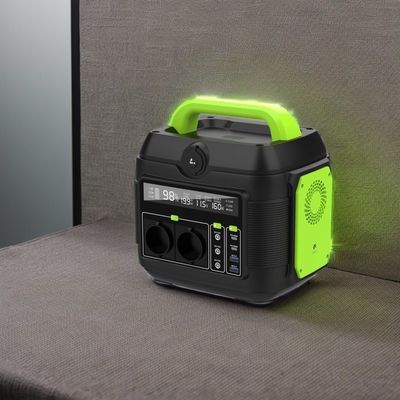 Generator sel surya portabel rumah tangga dengan pembangkit listrik output multi-fungsi 600W