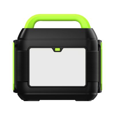 576wh Sistem penyimpanan energi surya dengan kapasitas nominal dengan soket AC dan solar power bank
