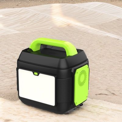 258*212*249mm EU AC Socket 600W/576wh Generator Baterai Litium Portable
