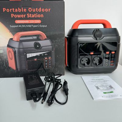 576wh 600W Portable Solar Generator untuk Rumah RV Outdoor Drone Oxygen Generator