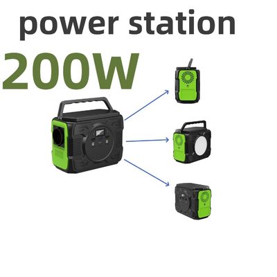 200W Solar Energy Storage Generator Hot Portable Mobile Power untuk Darurat Balkon RV