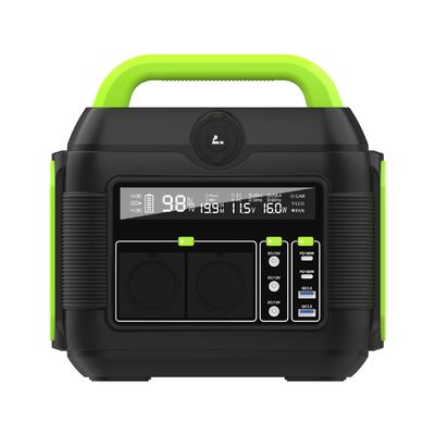 300W 600W 1200W Lithium Battery Portable Power Station Solar Generator untuk rumah darurat