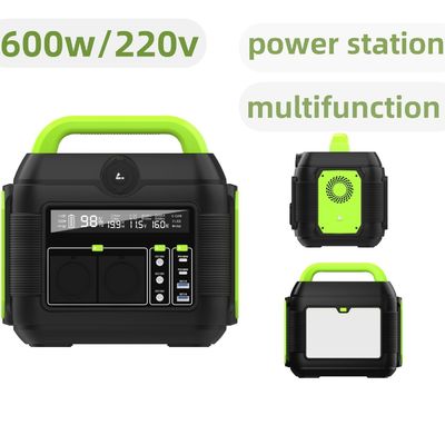 600W Portable Solar Generator untuk S6 Mobile Power Station dapat diisi ulang dan ringan