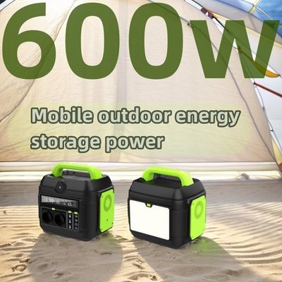 600W 576wh Portable Power Station Daur Ulang Outdoor Solar Generator