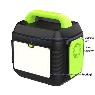 600W 576wh Portable Power Station Daur Ulang Outdoor Solar Generator