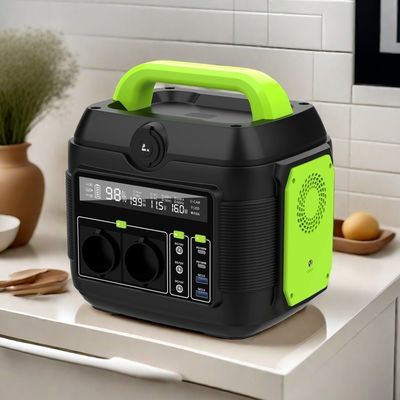 Pemasangan khusus Stasiun listrik portabel super cepat 600W untuk kebutuhan pasokan listrik darurat