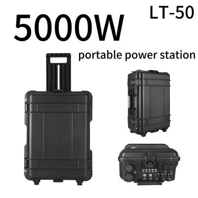 3600W Rumah Solar Generator 5000W Fast Charging Lithium Battery Power Generator