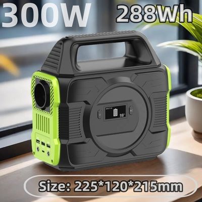 Multi-Standard 300W Portable Power Station untuk Camping Permintaan Disesuaikan