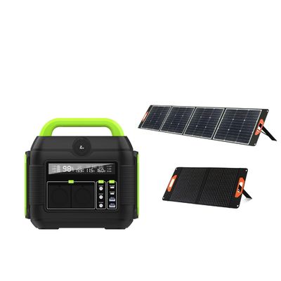 MPPT Stasiun Listrik Portable Yang Senyap Generator Surya 600W Dengan Baterai Litium