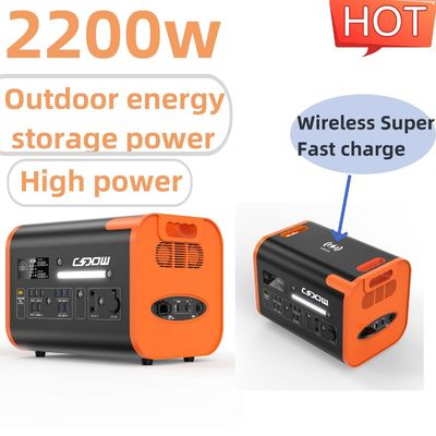 220V Solar Generator Dirancang untuk Kantor 2200W Portable Charging Station di Kompetitif