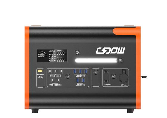 Stasiun Daya Portable 120V 2000W AC Pure Sine Wave