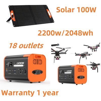 RV Emergency Mobile Power Station 2048wh Portable Solar Generator Untuk Rumah