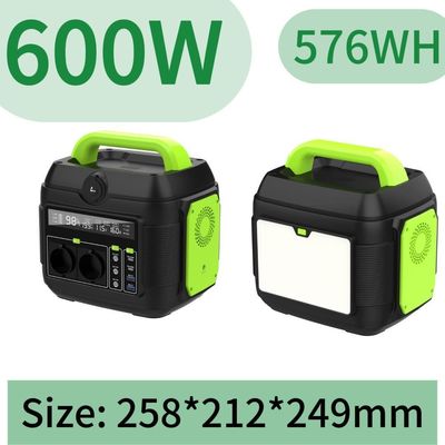 600W Portable Power Station Solar Generator dengan Lampu LED 11W dan Permintaan Disesuaikan