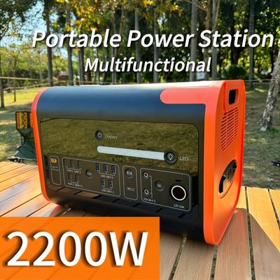 2200W Portable Solar Generator Sempurna untuk pasokan listrik tanpa gangguan dalam keadaan darurat