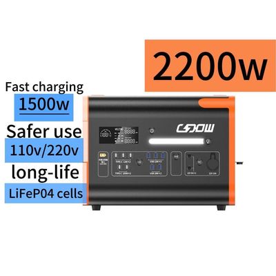 220V±5% AC Output Voltage 15W Wireless Charging Umur panjang LiFePO4 Cell Fast Charging