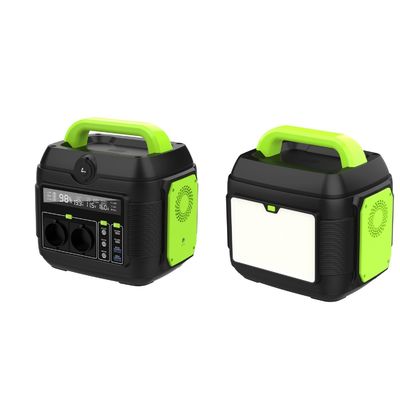 6kg Power Station Portable 576wh Mini Solar Generator Hitam Hijau