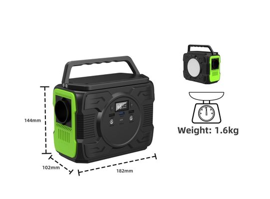 AC Output 200W Portable Power Station Solar Generator untuk Stasiun Pengisian Luar Ruang