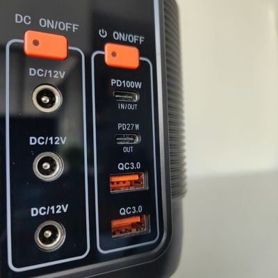 600W/576wh Stasiun Listrik Portabel Multifungsi Langsung dengan Output Tipe-C2 Pd27W