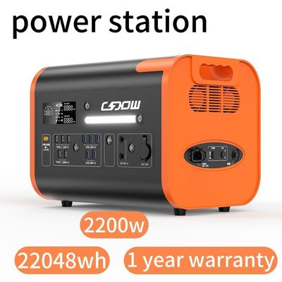 2200W Lifepo4 Ponsel Power Station 2048wh LiFePO4 Solar Generator