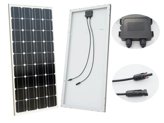 Panel atap surya tanpa perawatan selama 25 tahun 100W 280W modul fotovoltaik silikon monokristalin dengan bingkai aluminium
