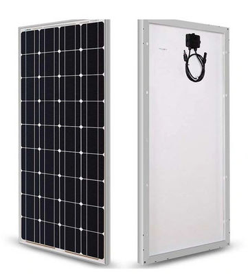 100W32 monokristalin silikon modul fotovoltaik panel surya dengan bingkai aluminium cocok untuk rumah RV Marine