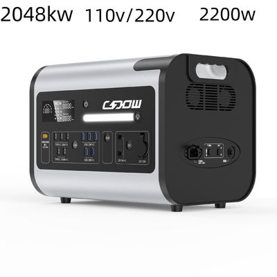 AT22 2200W Super Kuat Litium Iron Phosphate Portable Power Station Litium Baterai