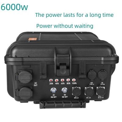 AC Pure Sinus Wave Output Baterai Lithium Ternary Portable Solar Generator untuk outdoor