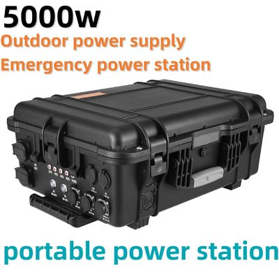 3000W/4000W/5000W Multifungsi Portable Lithium Battery Solar Generator untuk Outdoor