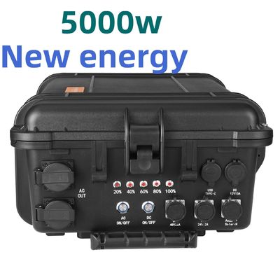 8000W Daya Puncak LiFePO4 Lithium Battery Portable Power Station untuk Camping Outdoor