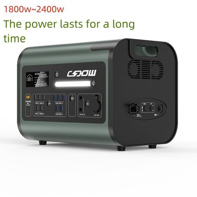 Camping Power Station dengan Daya Surya dan AC Output Voltage Fluctuation Range -5%-5%