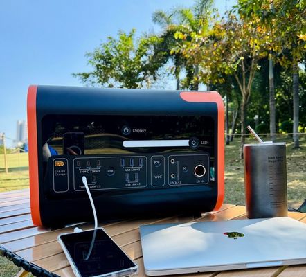 1800W 2000W 2200W Portable Power Station 2kw dengan Lithium LiFePO4 Baterai AT22 Hitam